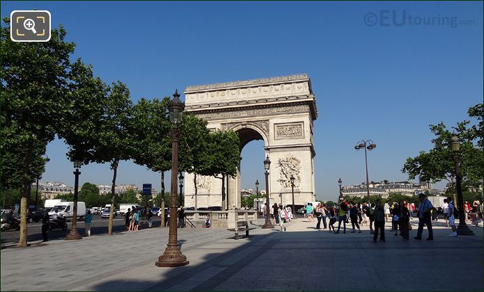 Arc de Triomphe at the Champs Elysees
