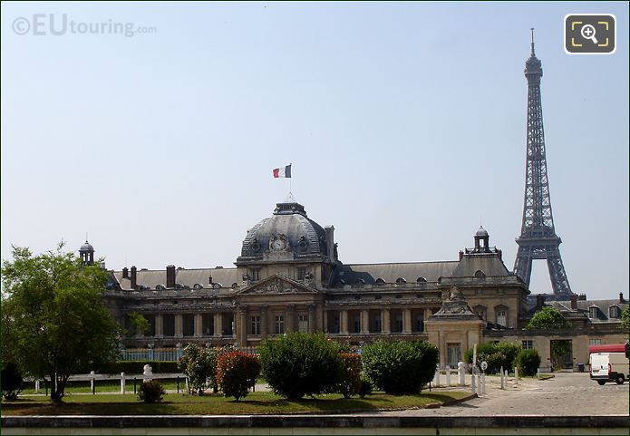 Ecole Militaire with the Eiffel Tower
