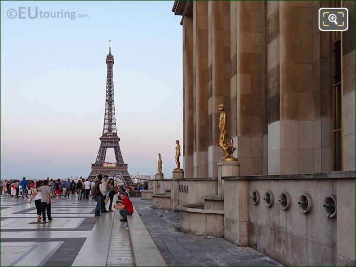 Eiffel Tower from Parvis des Droits de l'Homme
