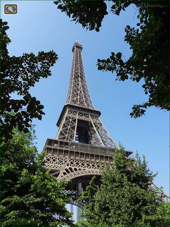 Eiffel Tower NE facade