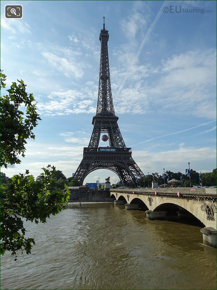 Eiffel Tower NW facade