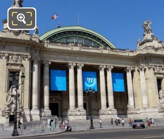 Main entrance of the Grand Palais