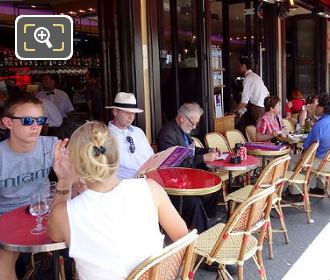 Paris cafe and brasserie