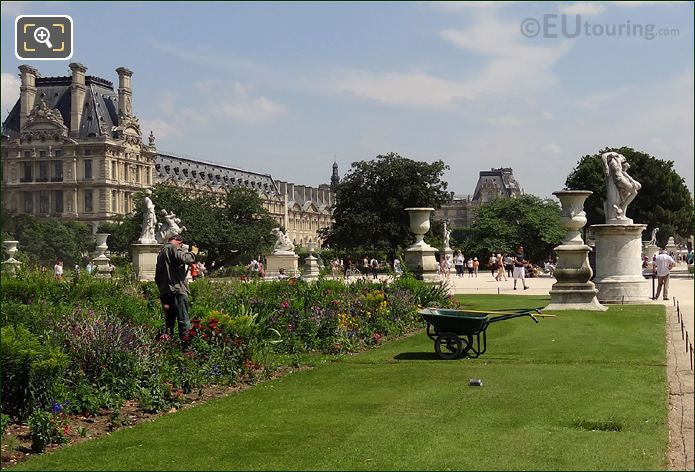 Gardener in Jardin des Tuileries