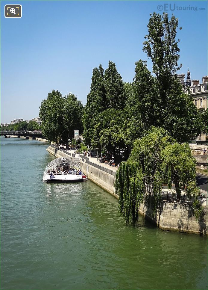 Batobus boat on the River Seine in Paris
