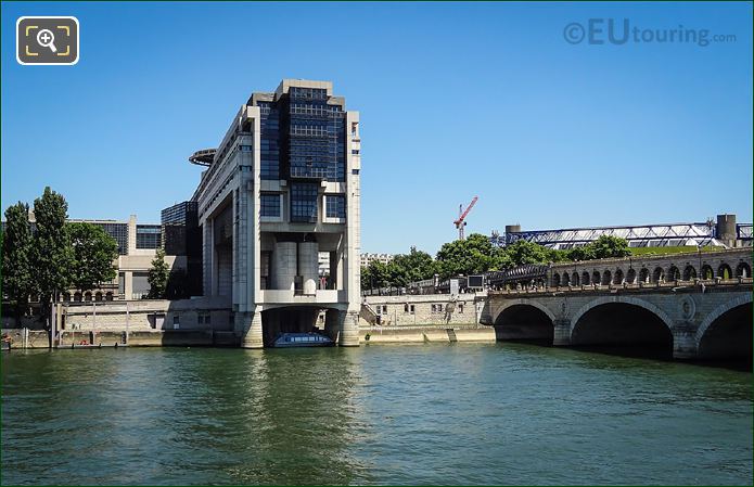 Embarcadere du Ministere des Finances beside the River Seine