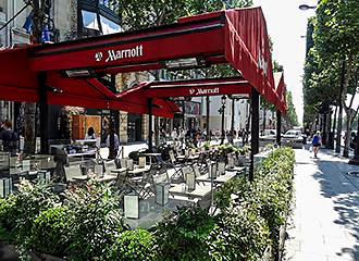 Avenue des Champs Elysees Marriott restaurant