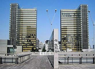 Two of the Bibliotheque Francois-Mitterrand towers