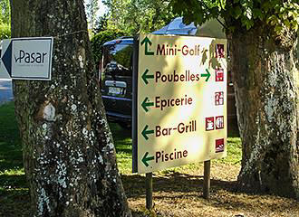French campsite facilities