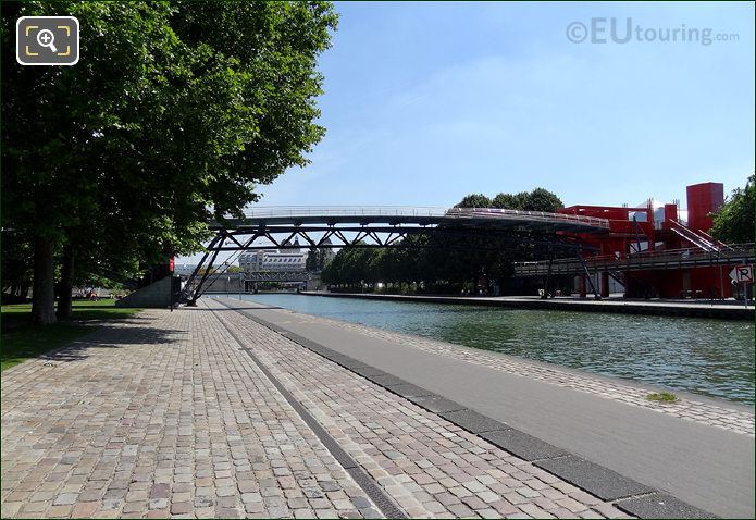Pont Galerie de la Villette Canal de l'Ourcq