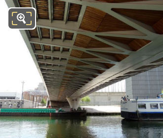 Tram Line 3B bridge Canal de l'Ourcq