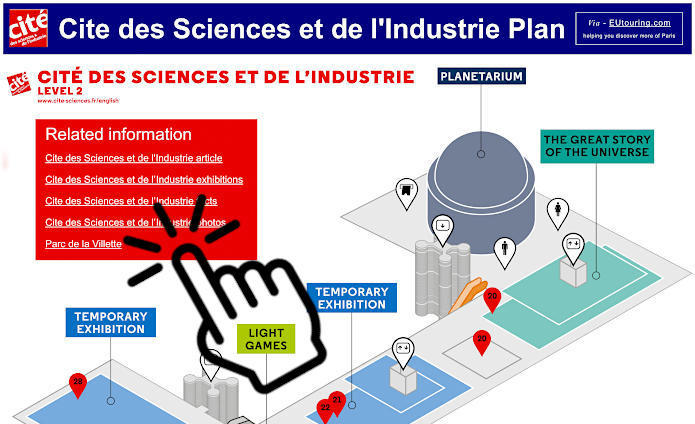 Cite des Sciences et de l'Industrie floor plan