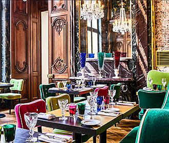 Cristal Room Baccarat restaurant tables