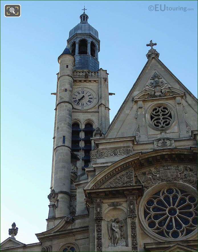 Eglise Saint-Etienne-du-Mont steeple and bell tower