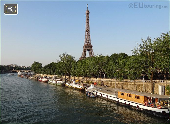 Eiffel Tower and River Seine Paris
