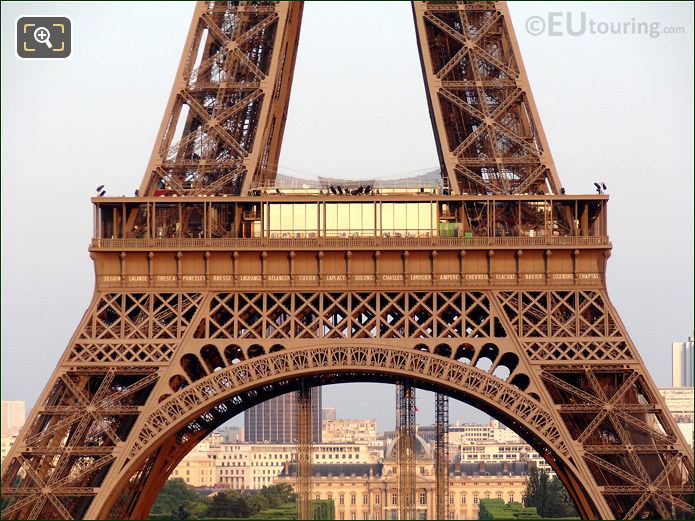 Eiffel Tower names first level