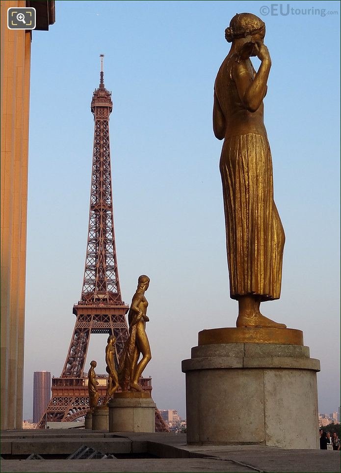 Eiffel Tower and Palais Chaillot