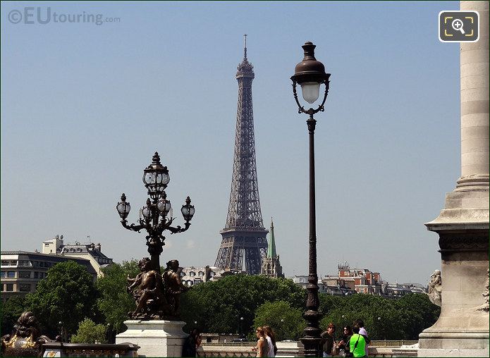Eiffel Tower and Pont Alexandre III