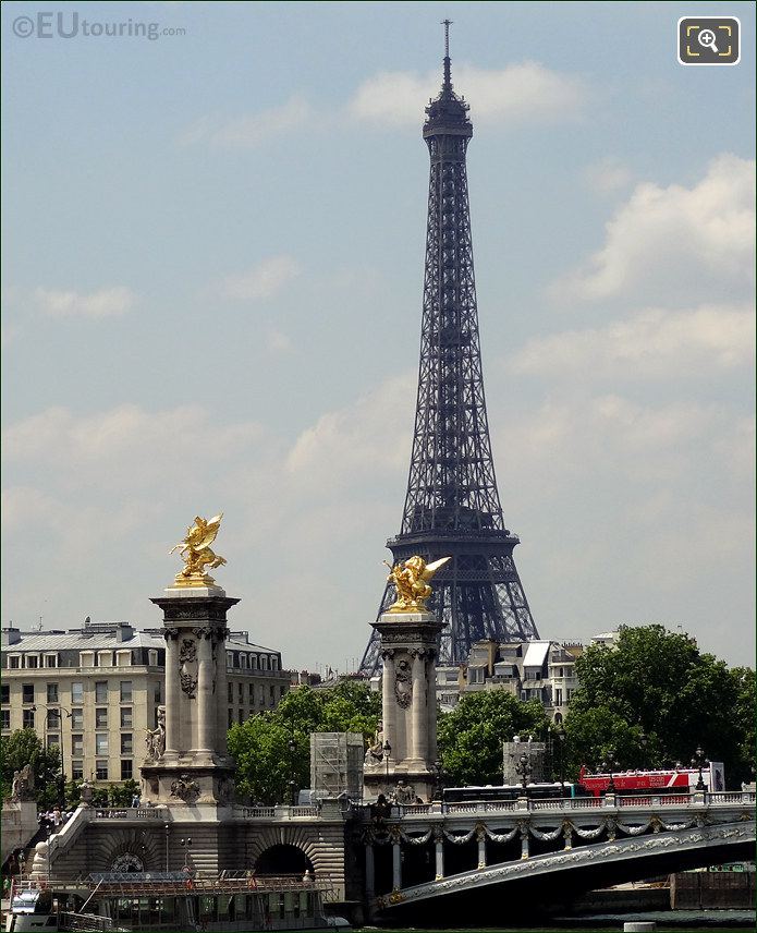Eiffel Tower with Pont Alexandre III