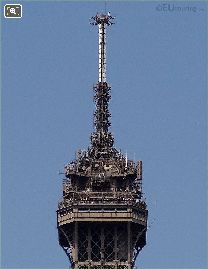 Antennas on the Eiffel Tower