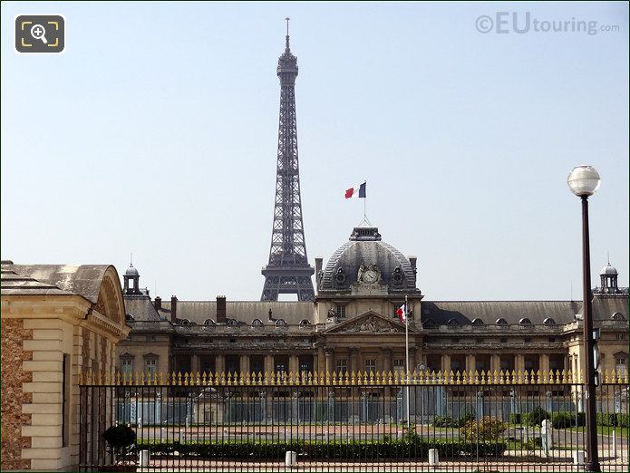 Eiffel Tower and Ecole Militaire
