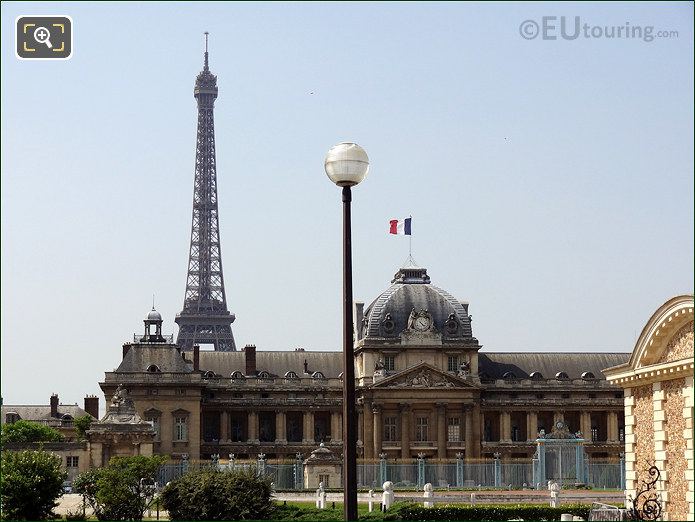 Eiffel Tower with Ecole Militaire