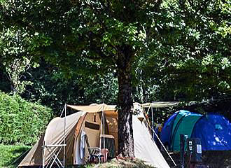 Camping Lac de Panthier tent pitches