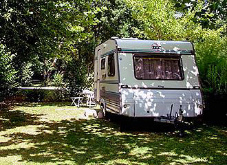 Camping de Cognac caravan pitches