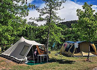 Ardeche Camping pitches