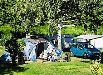 Camping Le Hounta tent pitches
