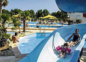 Sandaya Camping Riviera d'Azur water slides
