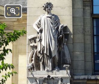 Gare d'Austerlitz l'Agriculture statue