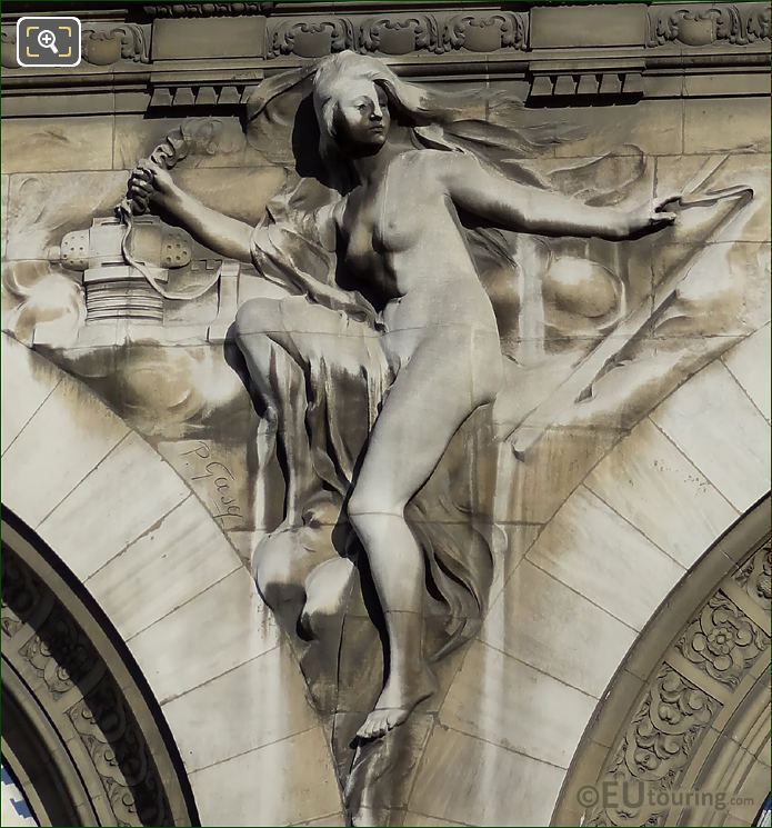 Gare de Lyon sculpture l'Electricite