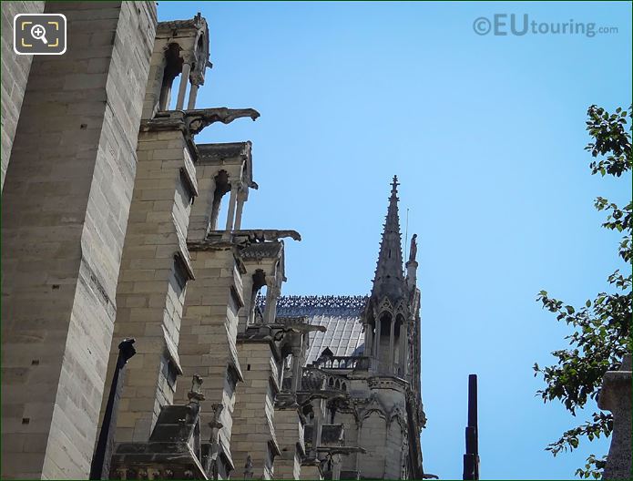 Notre Dames Gargoyles south side
