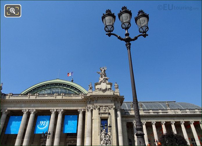 Grand Palais and ornate lamp post