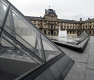 Louvre Museum Pyramids