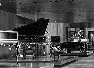 Piano collection at Musee de la Musique