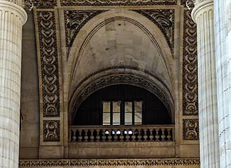 The Pantheon portico balcony