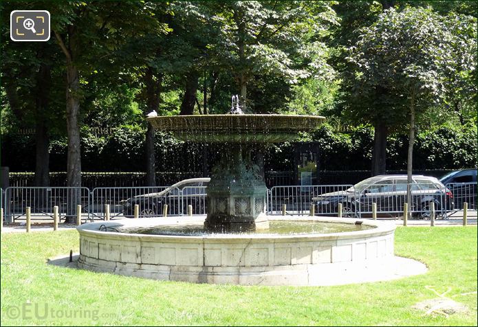 Fountain in Jardins des Champs Elysees
