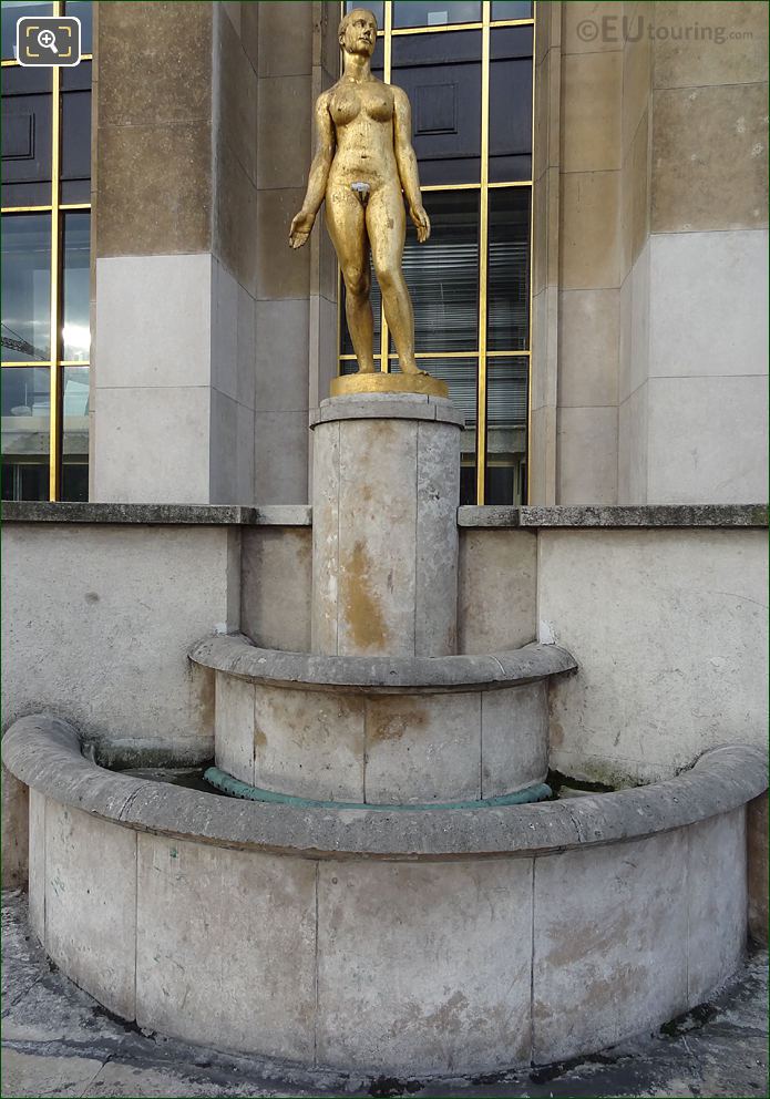 Le Printemps statue, Palais de Chaillot, Jardins du Trocadero