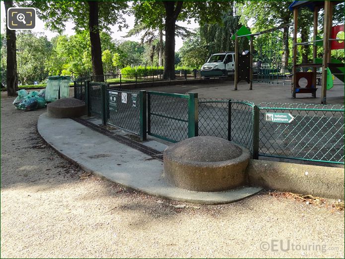 Gated entrance to Trocadero Gardens Childrens Playground