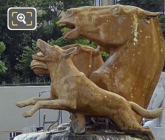 Photo of Jardins du Trocadero bronze animal statue group