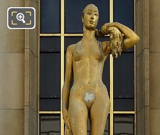 Le Matin statue, Palais de Chaillot, Jardins du Trocadero