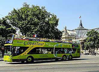 L’OpenTour bus Grand Palais