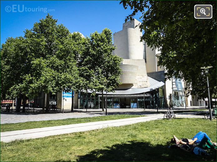 La Cinematheque Francaise and surrounding trees