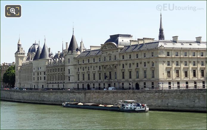 La Conciergerie and Palais de Justice facade