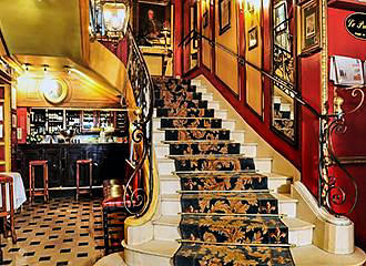 Le Procope stairs