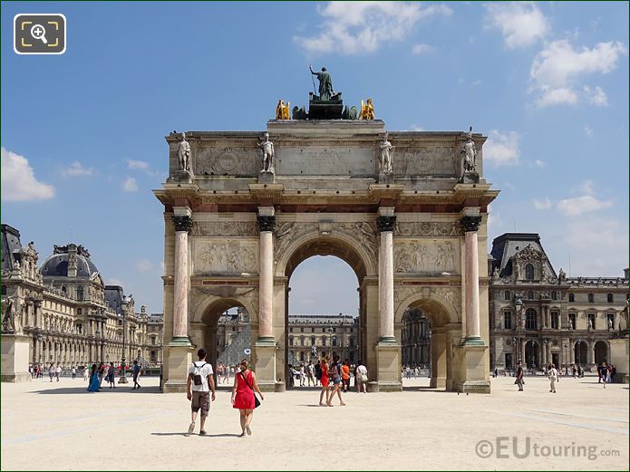 Arc de Triomphe du Carrousel at the Louvre