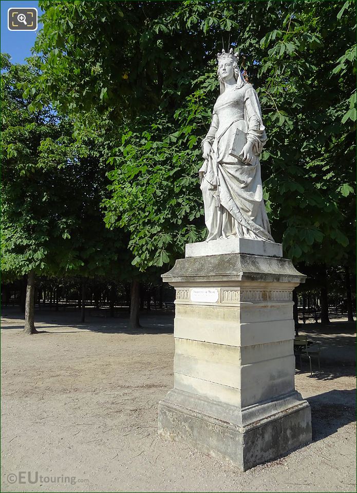 Jardin du Luxembourg Duchess of Orleans statue, West terrace