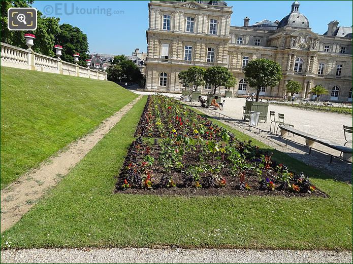 NW parterre in Jardin du Luxembourg, Paris